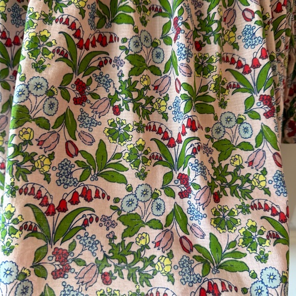 Girls Mini Boden Wildflower Tiered Dress - Picture 2 of 7